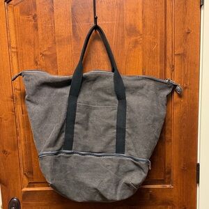 Set of 2 Lo & Sons Catalina Gray Canvas Tote Bags